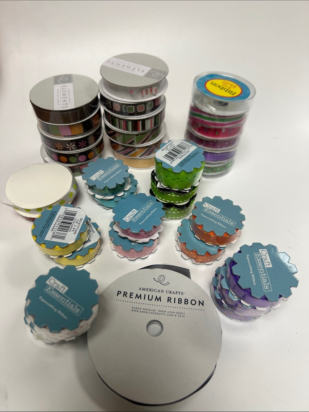 Premium Ribbon Bundle(37)- Multi Color/Multi Sizes (Almost all new & unopened) - Picture 2 of 6
